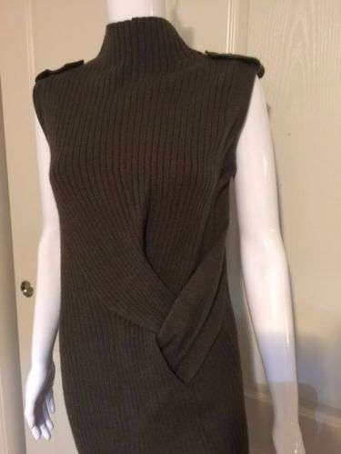 RAG & BONE DALE Merino Wool Rib-Knit Maxi DRESS MUST HAVE ARMY GREEN NEW $495 Best Clothing Deals